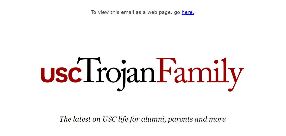 USC Trojan Family