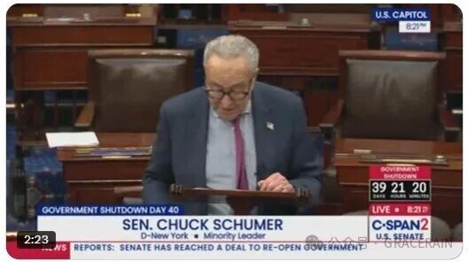 【雨尘一说】 “舒默关门”闹剧落幕,共和党铁腕胜出!