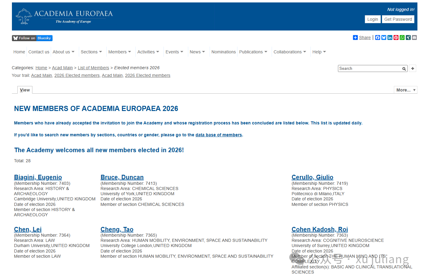 2026��ŷ�޿�ѧԺԺʿ������¯ | ����5λ����ѧ�ߵ�ѡ