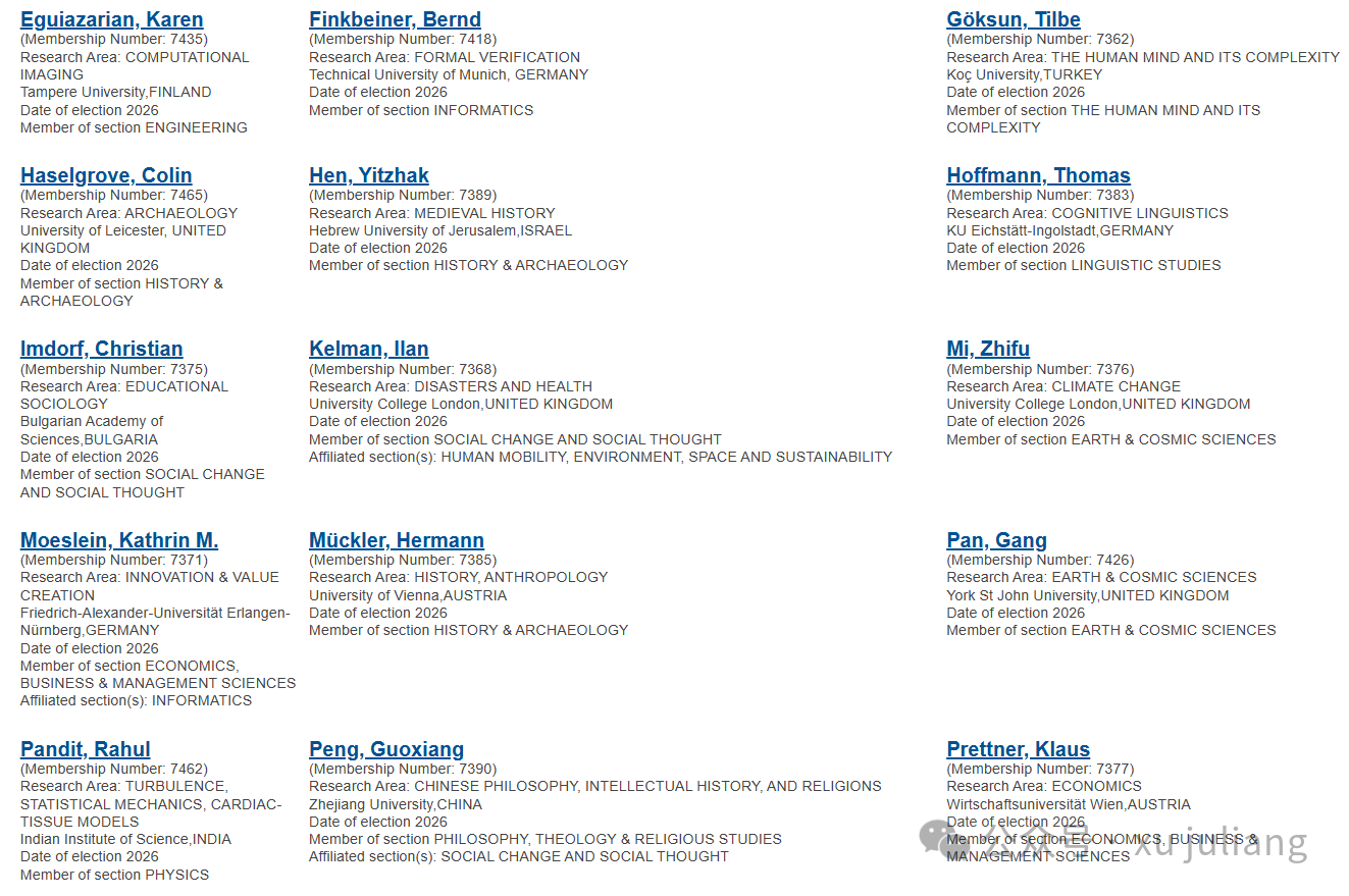 2026��ŷ�޿�ѧԺԺʿ������¯ | ����5λ����ѧ�ߵ�ѡ