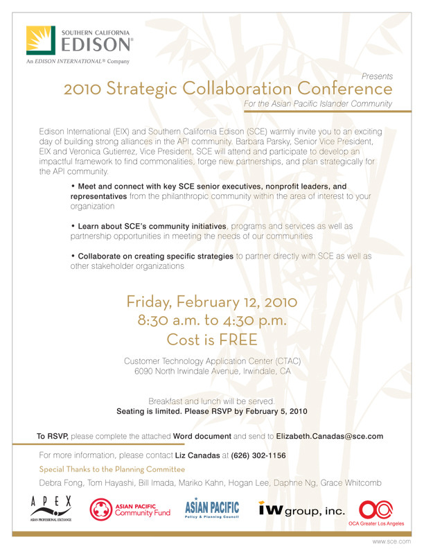 ӭμ2010 Asian Pacific Islander Strategic Collaboration Conference2/12