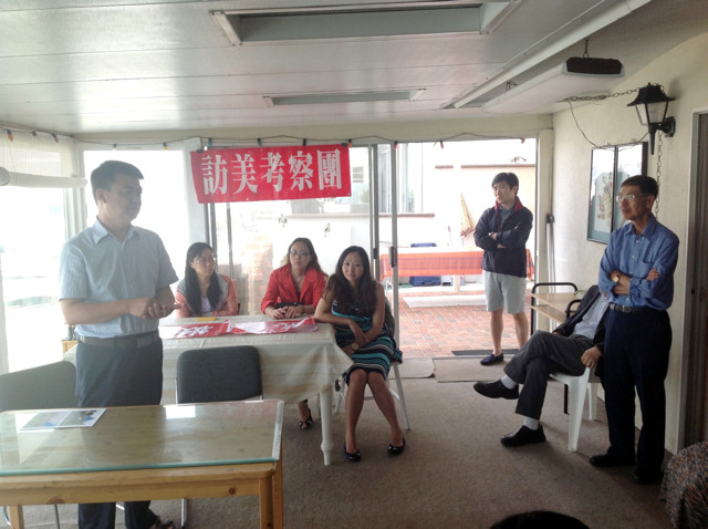美国华裔教授专家网欢迎徐州工程学院代表团