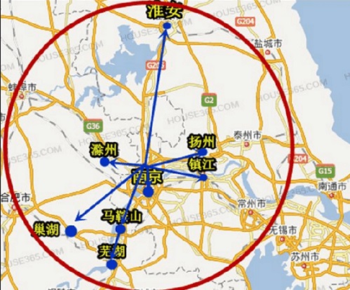 国发委《长江三角洲城市群发展规划》：南京、扬州、镇江合为一个都市圈