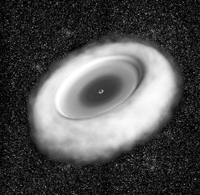 日本国立天文台和鹿儿岛大学首次观测到分子气体以黑洞为中心的旋转
